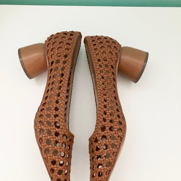 NWOT Allura Woven Pump in Camel size 8.5 - Picture 3 of 7